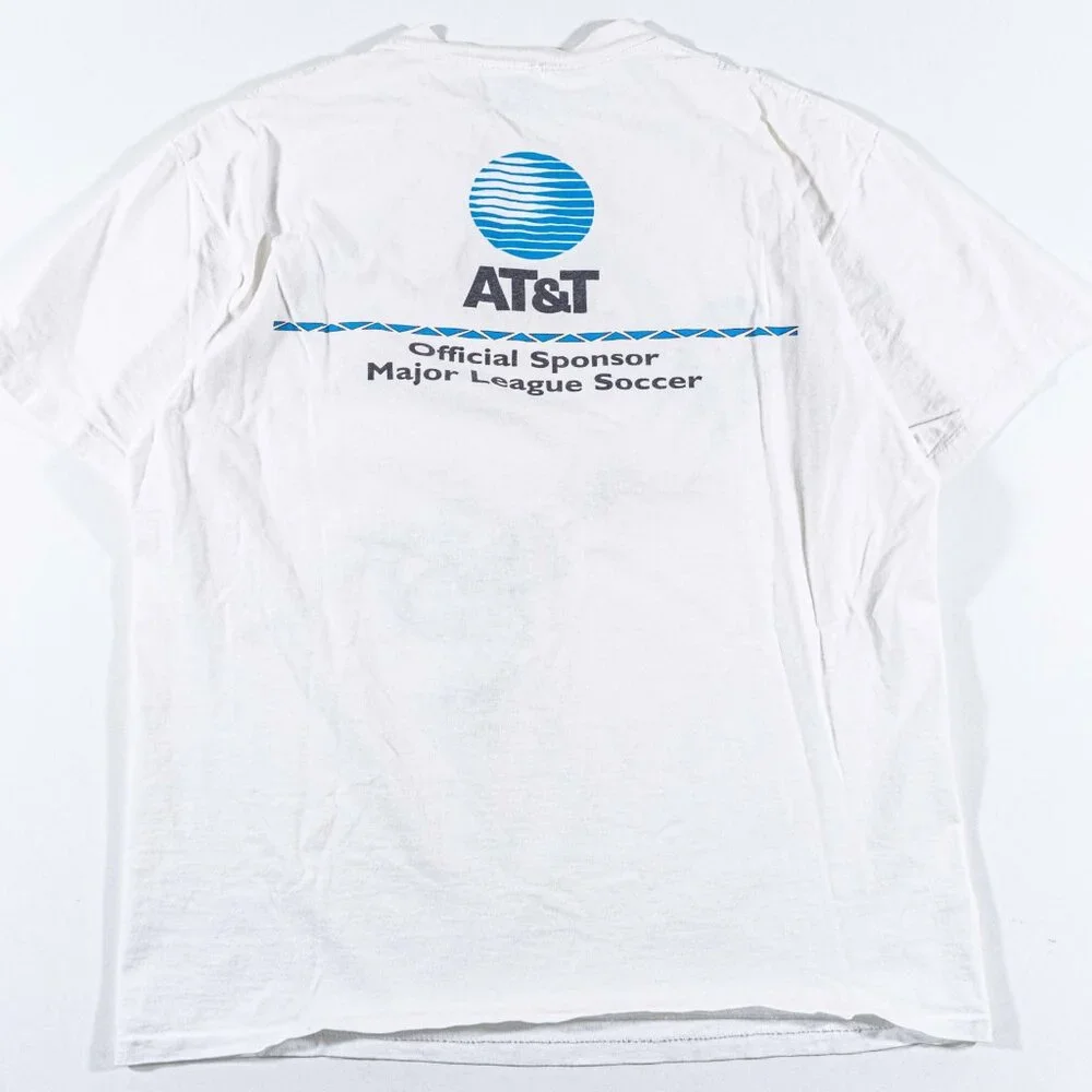 Vtg 90s Miami Fusion FC Soccer T-Shirt Mens Large AT&T Promo MLS Rare Blokecore